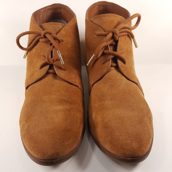 Michael Kors Brown Suede Ankle Boots - Picture 5 of 7